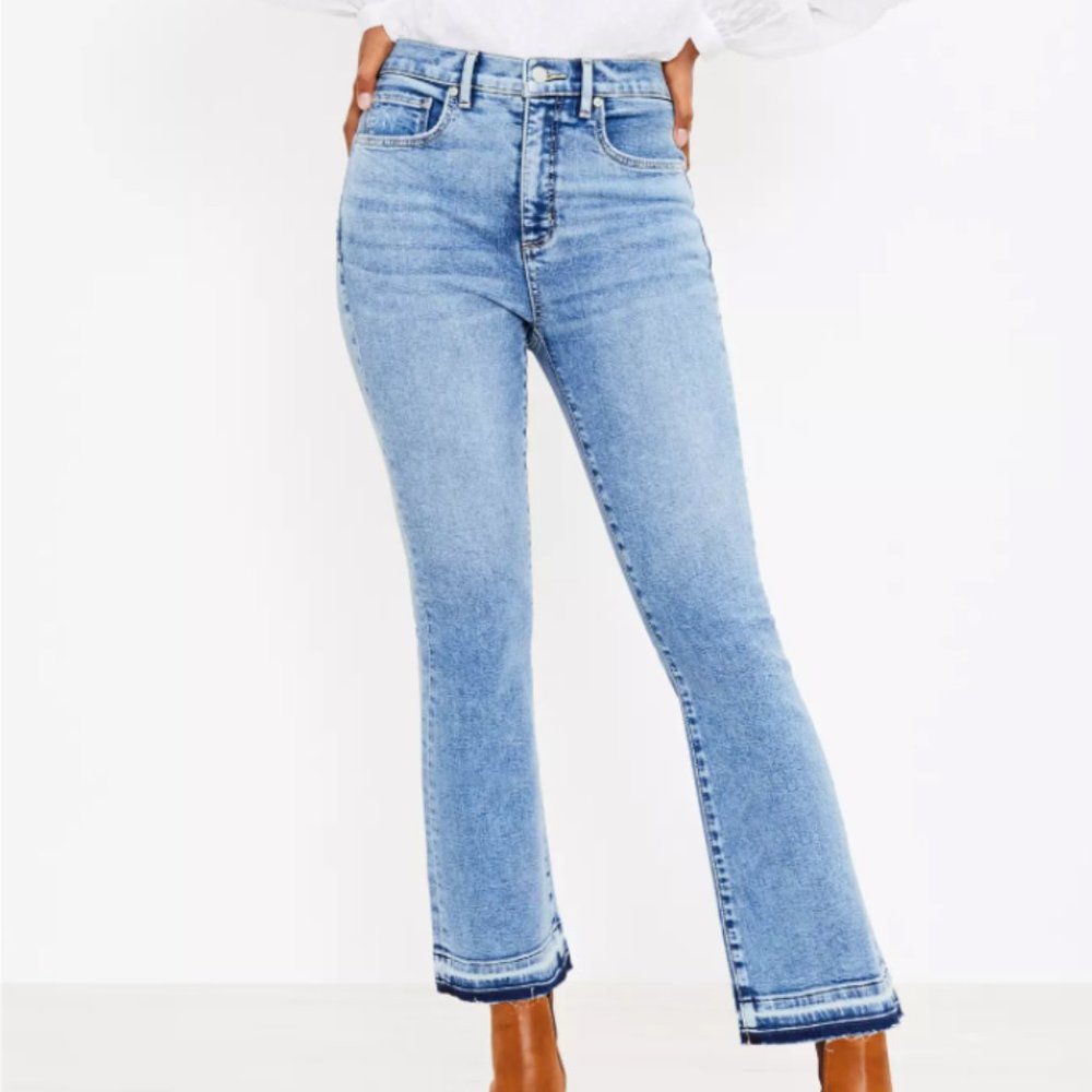 LOFT Flare Crop Jeans